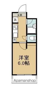 ライヴリー加納【205号室】の間取り