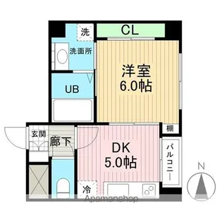 プリマヴェーラ町屋【301号室】の間取り
