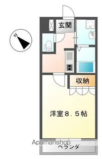 メルヴェーユ【2階】の間取り