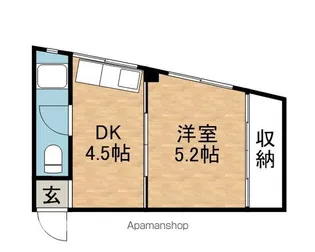 コーポエンゼル【3階】の間取り