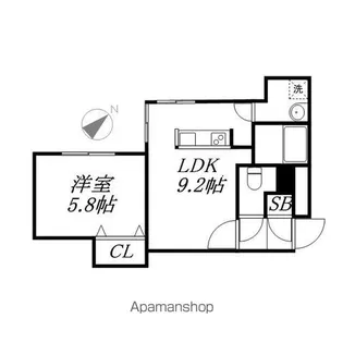 セレーノプリモ【4階】の間取り