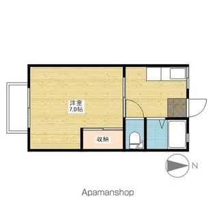 シュガーコーポⅡ【1階】の間取り