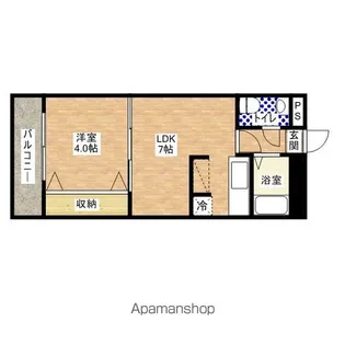 エステートモア平尾公園通り【12階】の間取り