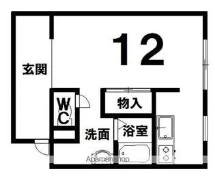 アダージオ池田【1階】の間取り