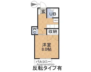 メゾンエンドレス【310号室】の間取り