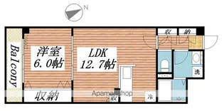 ハイムヤツ【2階】の間取り