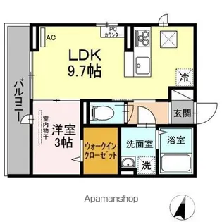 コート テラ【1階】の間取り