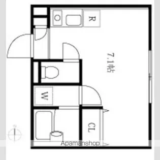 セルカ谷在家【2階】の間取り