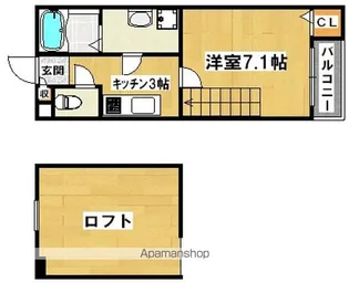 アクアフィールド【2階】の間取り