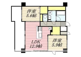 BPRレジデンス高宮【7階】の間取り