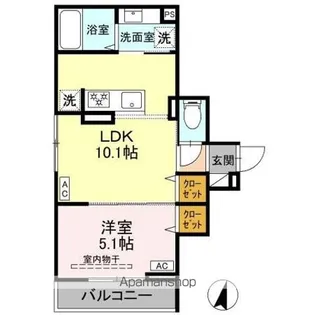 セレスティア上十条【2階】の間取り