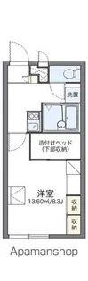 レオパレスWING【201号室】の間取り