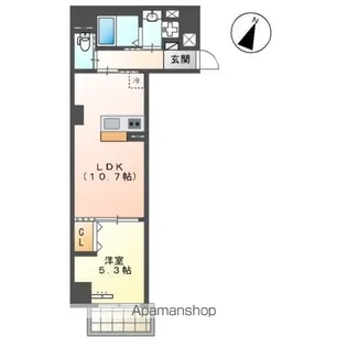 ウィスタリアコート【5階】の間取り