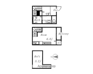 グランドステージ新栄【1階】の間取り