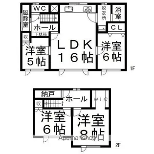 北海道北見市美山町南7丁目【一戸建】の間取り