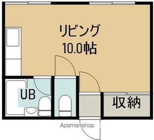 メゾンドフラッシュ富岡【302号室】の間取り