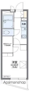 レオパレスアバンギャルド蒲生【1階】の間取り