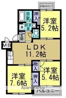 Maison Holly【305号室】の間取り