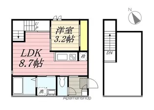 GRANDTIC CENTRAL CHIBA【2階】の間取り