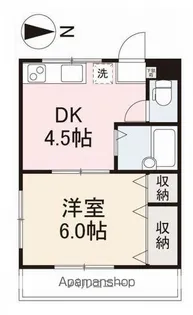 シンプルハイツ【1階】の間取り