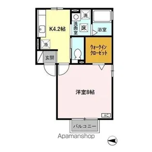 エムロード【1階】の間取り