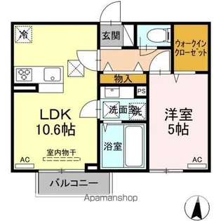スフィーダ【1階】の間取り