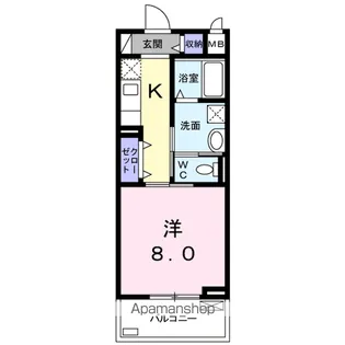 ソル【3階】の間取り