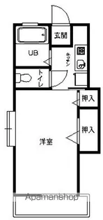 フリーフル善行坂【2階】の間取り