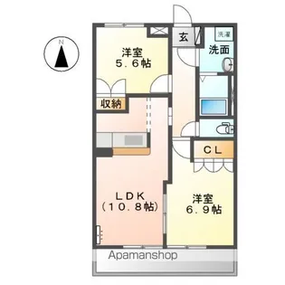 ジュエル【2階】の間取り
