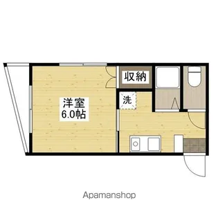 コーポミワ1【2階】の間取り