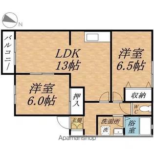 ルーエ【2階】の間取り