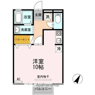 セジュール楷【1階】の間取り
