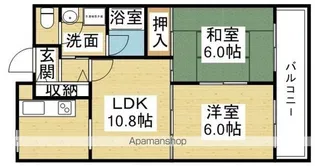 第3中尾ハイツ【1階】の間取り