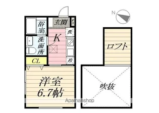 カトリエム湘南藤沢【2階】の間取り