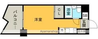 メゾン・ド・西新【3階】の間取り