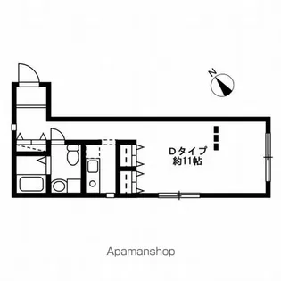 レジディア駒沢大学【4階】の間取り