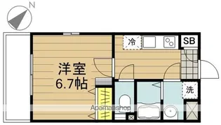 サンロイヤルⅤ【307号室】の間取り