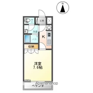ラ・ジュルネ【1階】の間取り