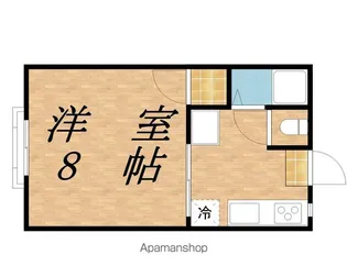 大萱青山ハイツ【202号室】の間取り