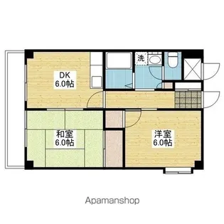 スミタスヴィレッジ和泉【1階】の間取り