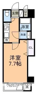 エンブル・セレス常磐町【7階】の間取り