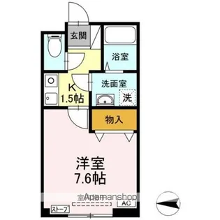 ジュエル本町【3階】の間取り