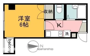 シャテロ住吉【3階】の間取り