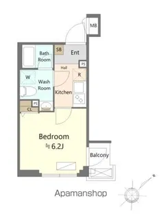 SHOKEN RESIDENCE横浜生麦Ⅲ【3階】の間取り