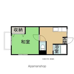 メゾンベール上田Ⅱ【201号室】の間取り