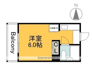 ベルパトリエ己斐中【2階】の間取り