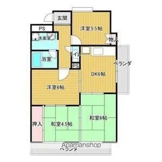 ガーデンハイツエクレール【3階】の間取り