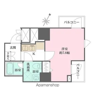 WHARF文京茗荷谷【10階】の間取り