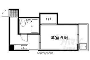 コーポ智恵光院【4A号室】の間取り