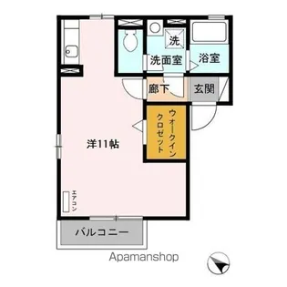 コンフォールII【2階】の間取り
